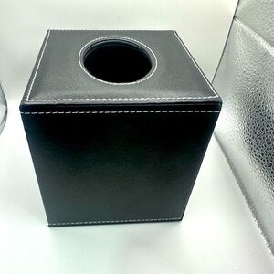 Black Tissue Box Cover